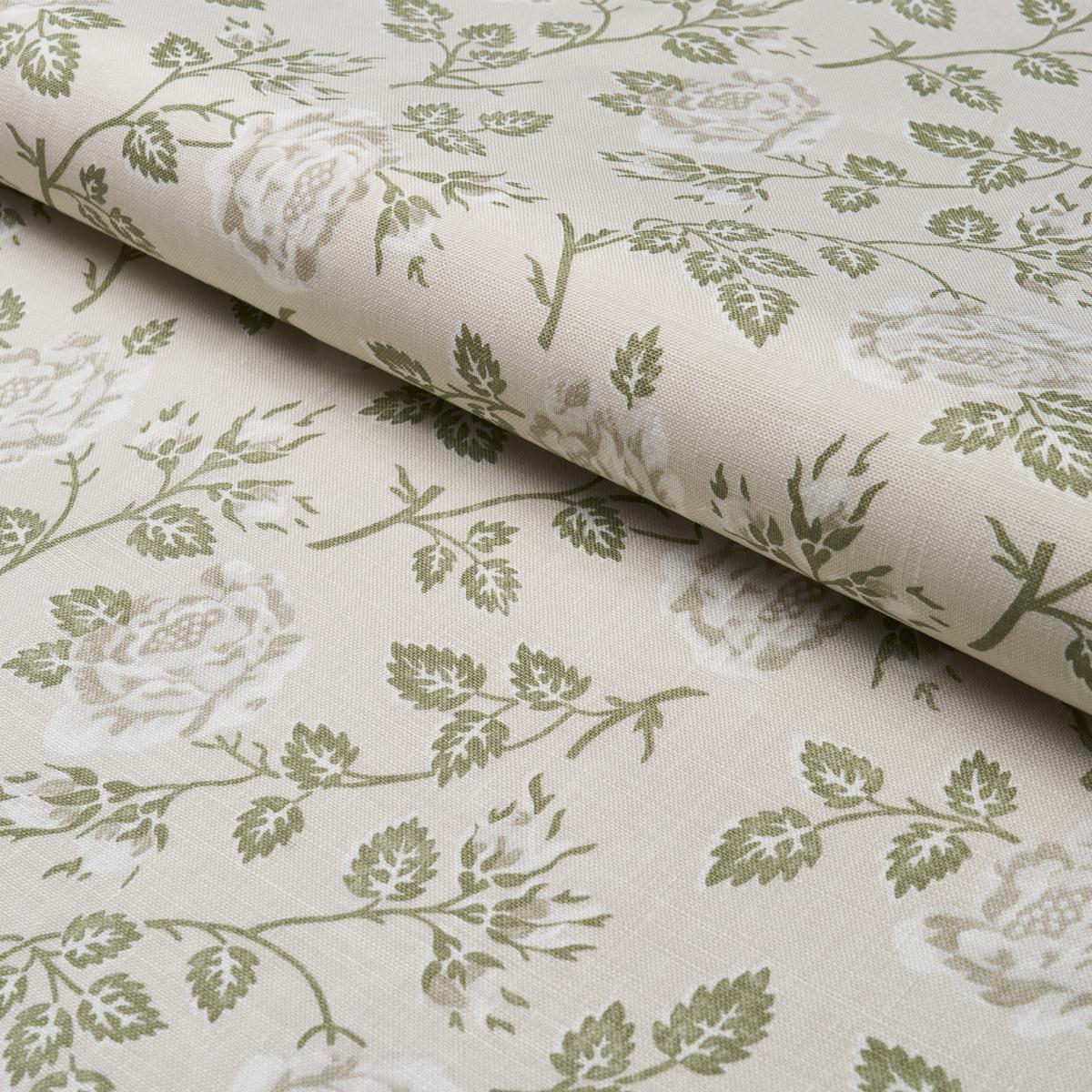 Schumacher Lavinia Green Fabric