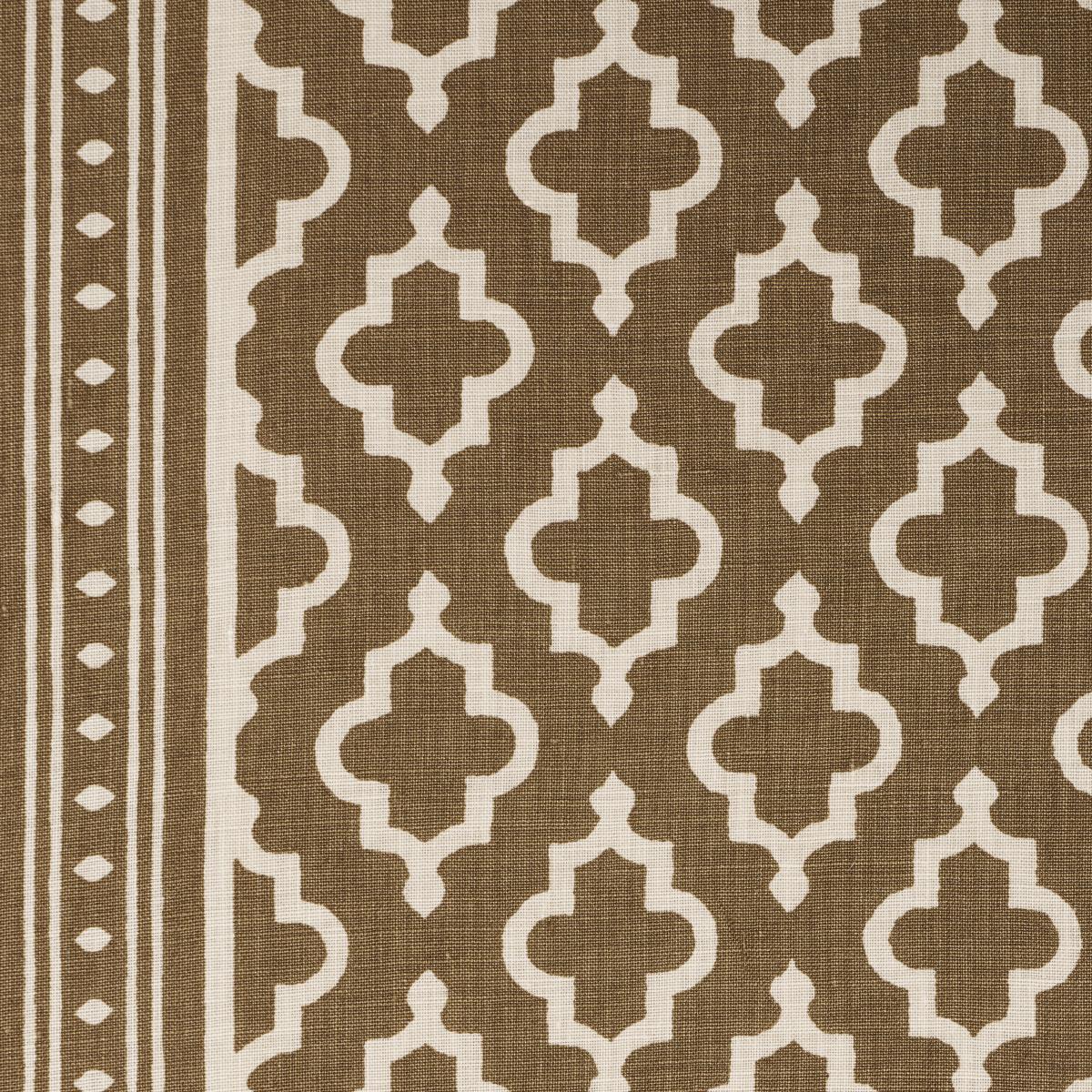 Schumacher Jake Cinnamon Fabric