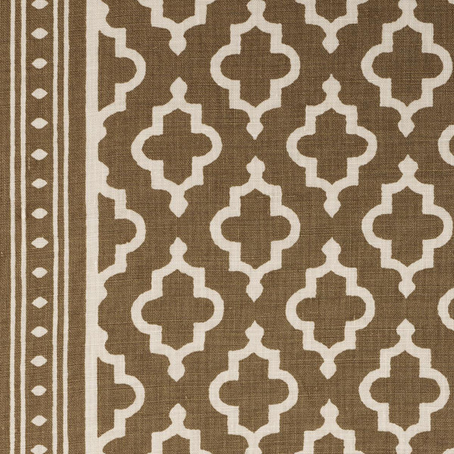 Schumacher Jake Cinnamon Fabric