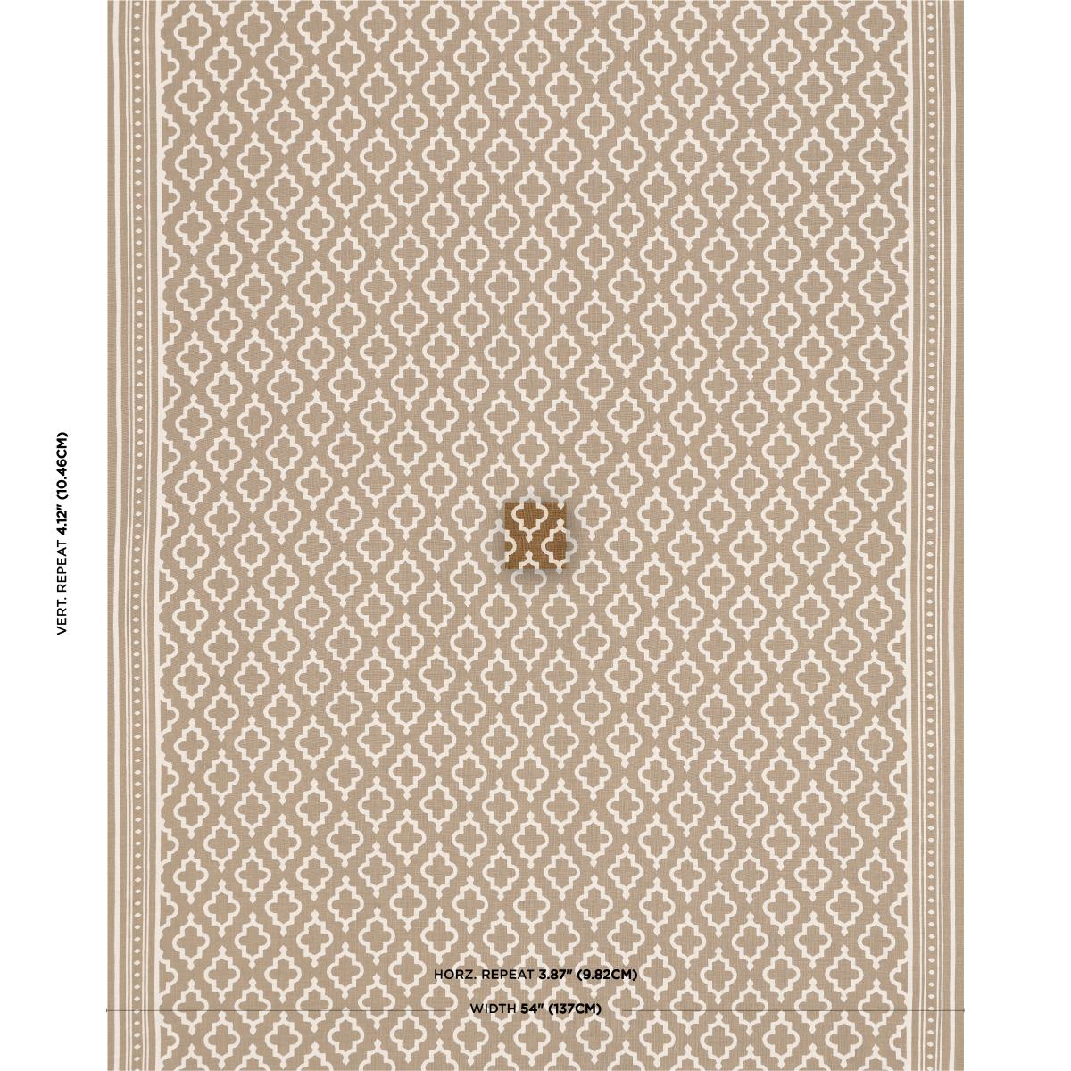 Schumacher Jake Cinnamon Fabric