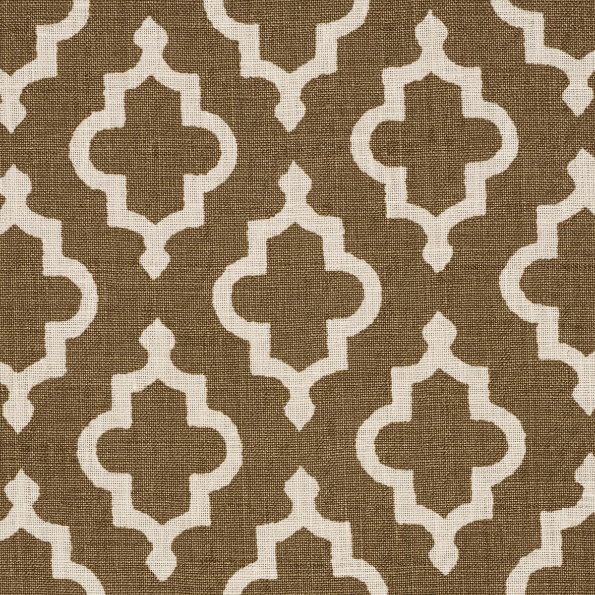 Schumacher Jake Cinnamon Fabric