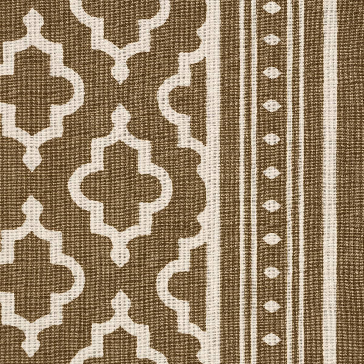 Schumacher Jake Cinnamon Fabric