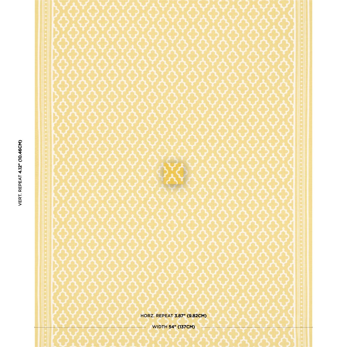 Schumacher Jake Mimosa Fabric