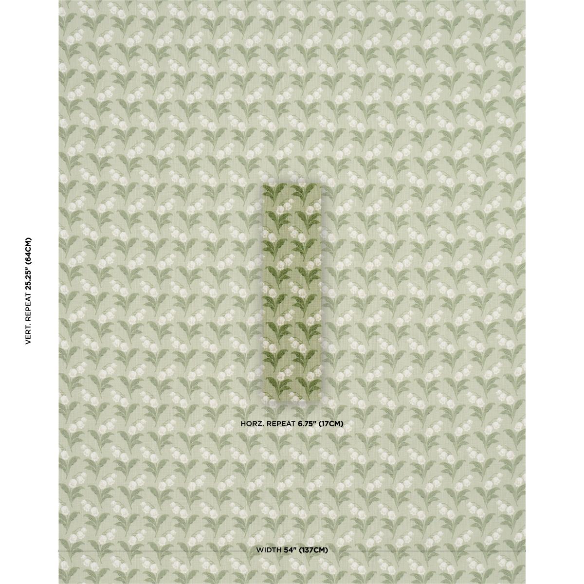 Schumacher Lily Of The Valley Indoor/Outdoor Moss Fabric