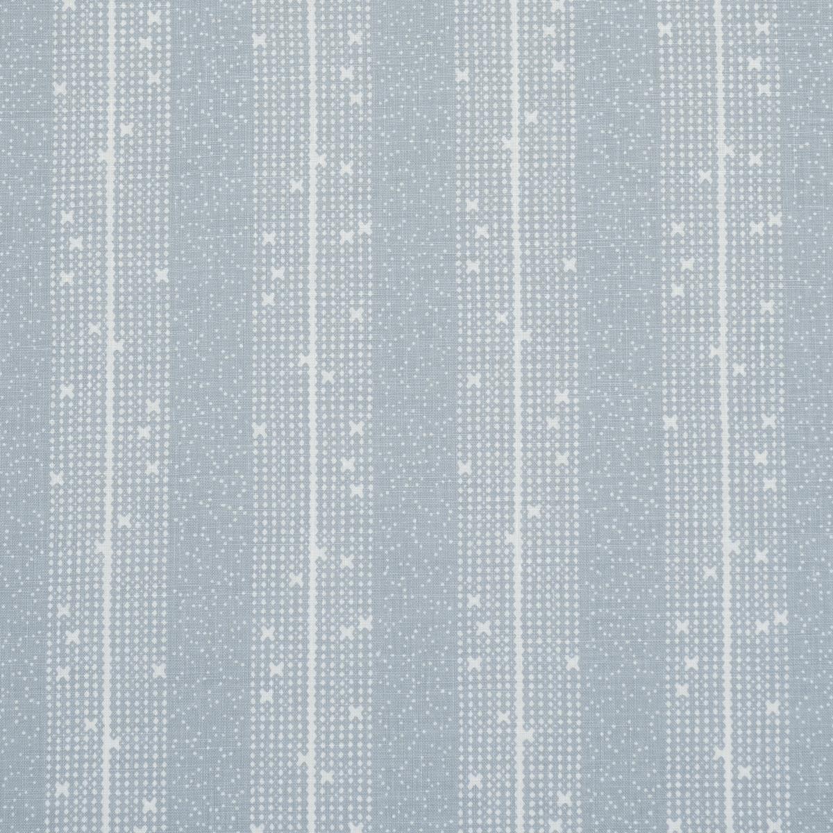 Schumacher Stella Stripe Blue Fabric