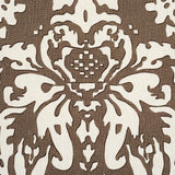 Schumacher Suffolk Damask Brown Fabric