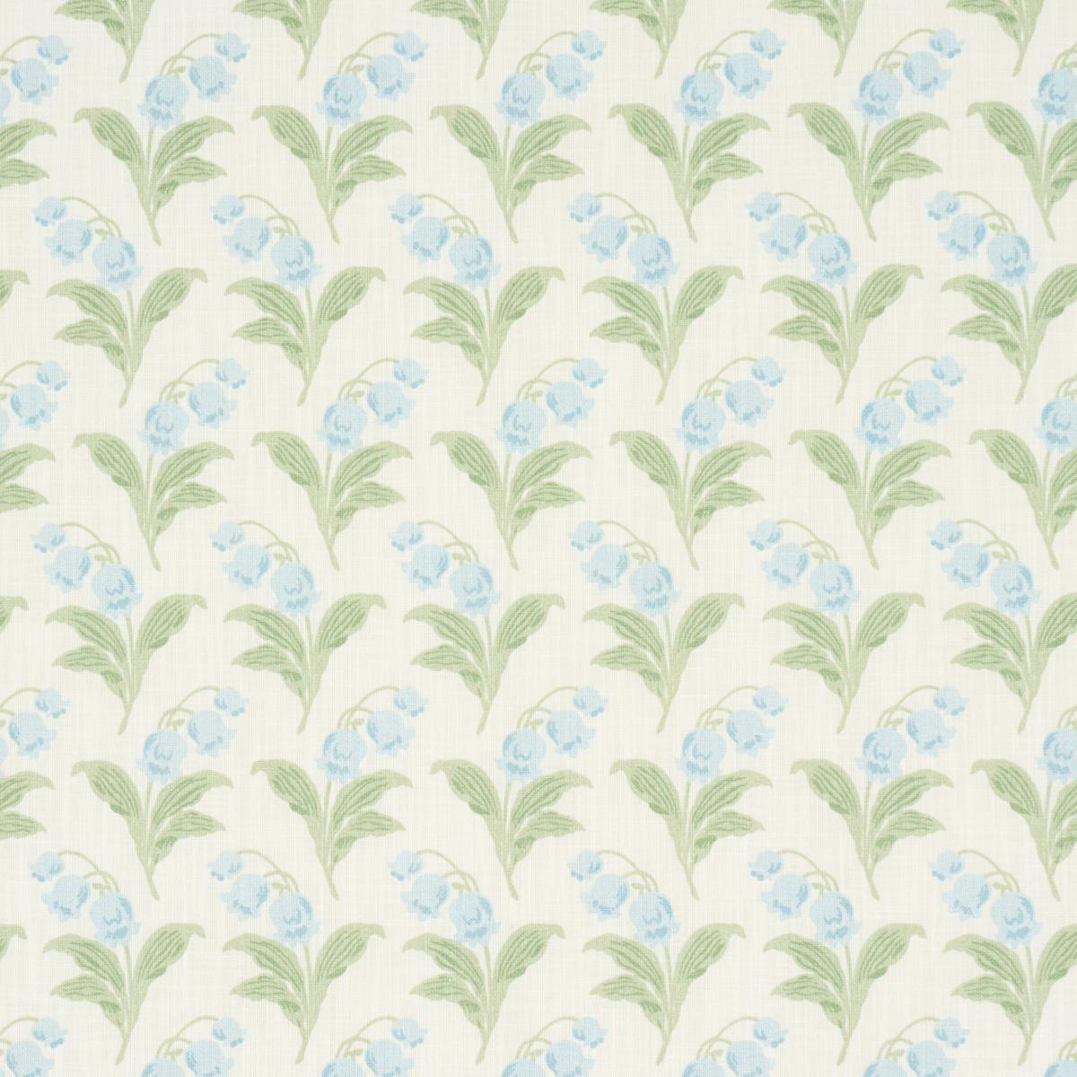 Schumacher Lily Of The Valley Indoor/Outdoor Bluebell Fabric