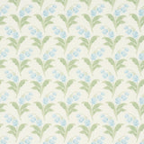 Schumacher Lily Of The Valley Indoor/Outdoor Bluebell Fabric