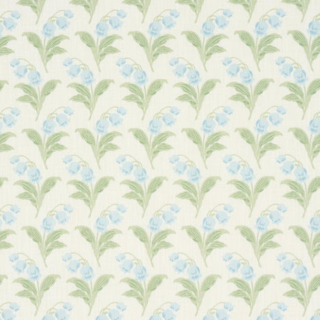 Schumacher Lily Of The Valley Indoor/Outdoor Bluebell Fabric