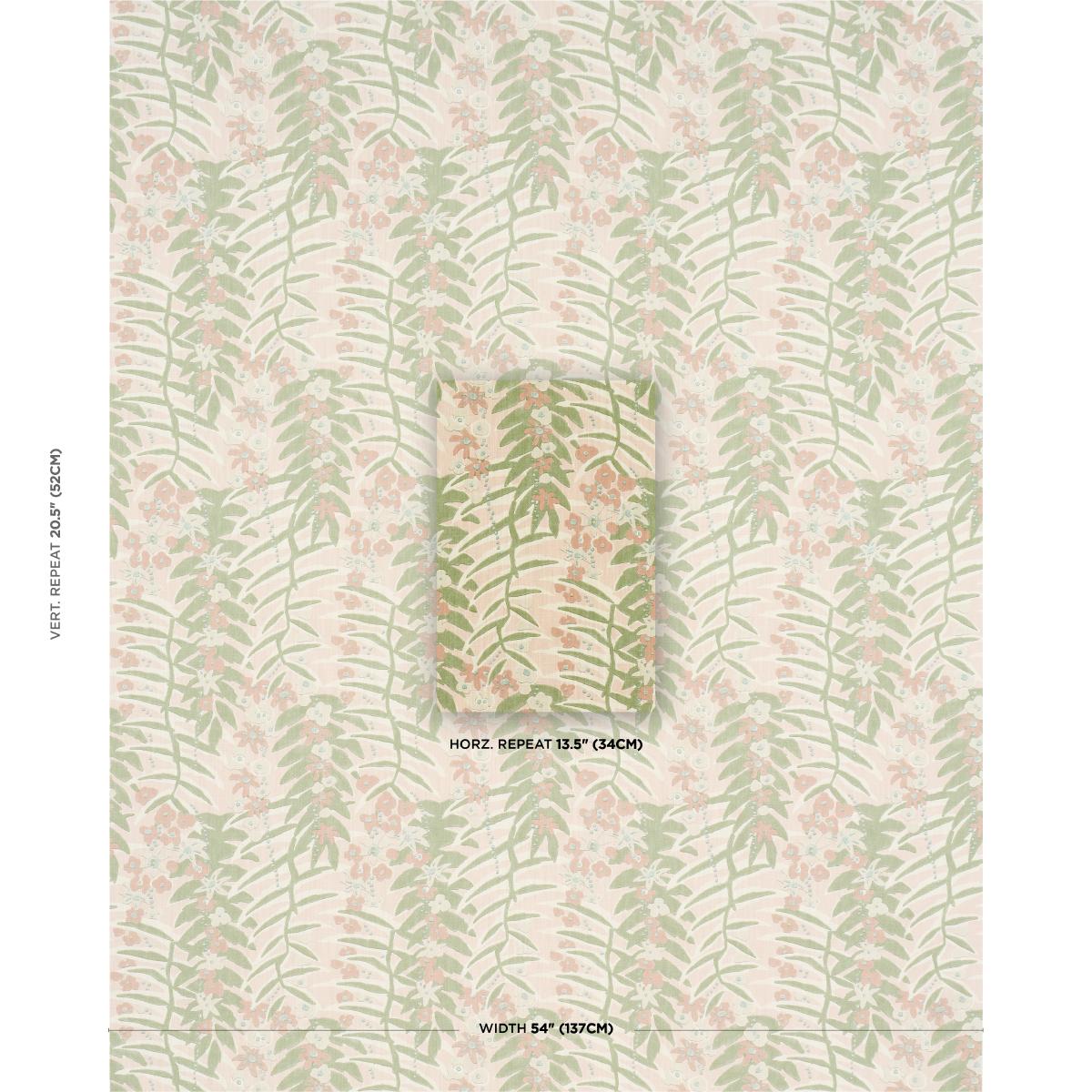 Schumacher Ashbee Botanical Petal Fabric