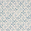Schumacher Frances Floral Indoor/Outdoor Blues Fabric
