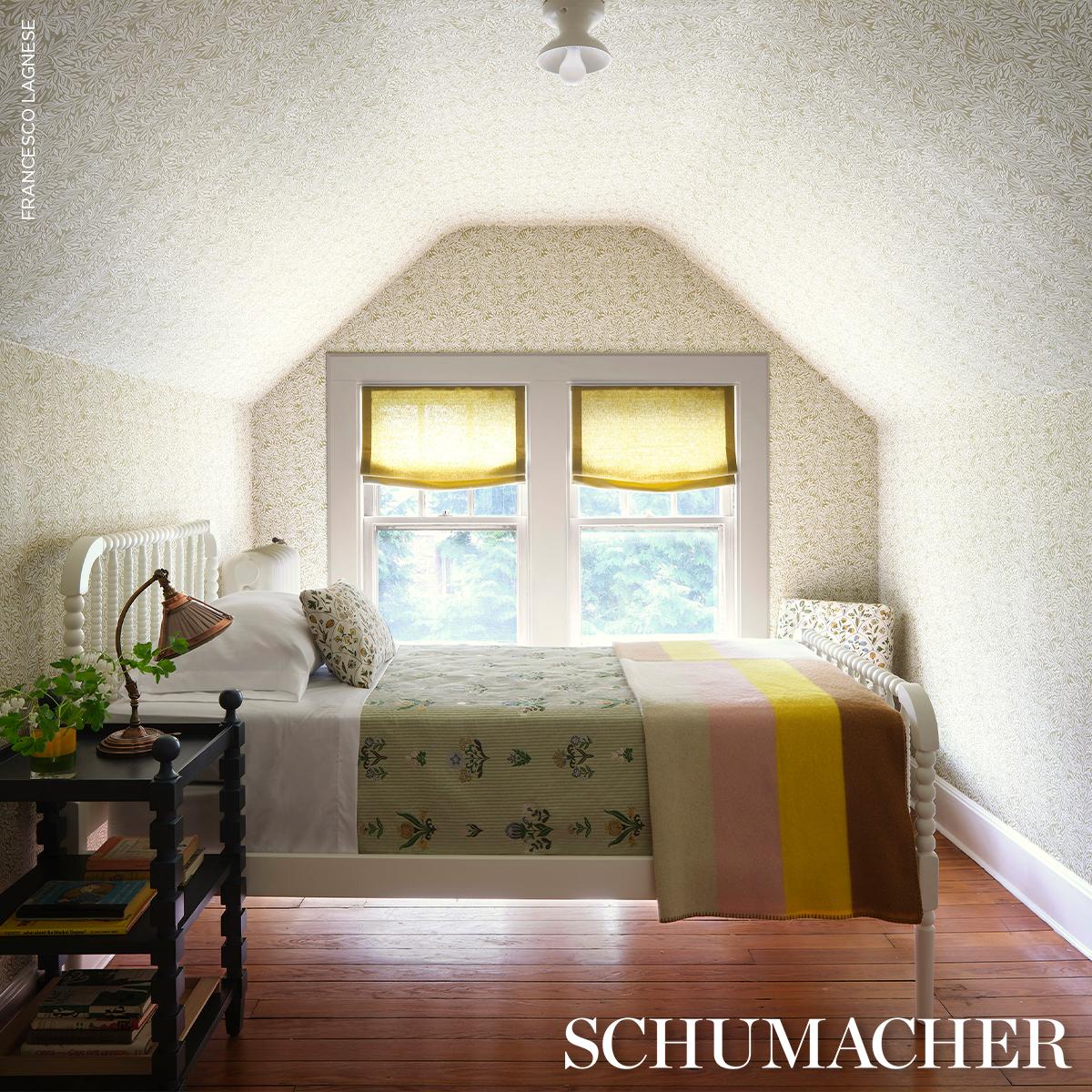 Schumacher Frances Floral Indoor/Outdoor Document Fabric