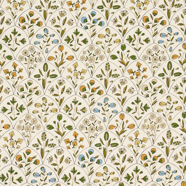 Schumacher Frances Floral Indoor/Outdoor Document Fabric