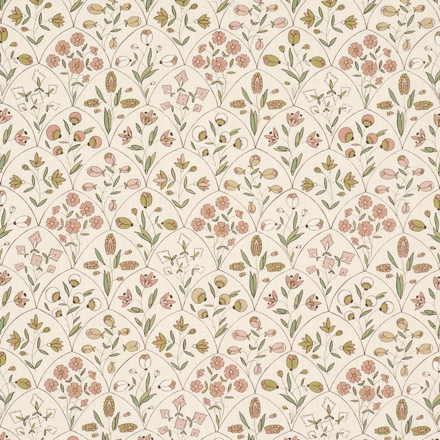 Schumacher Frances Floral Indoor/Outdoor Petal Fabric