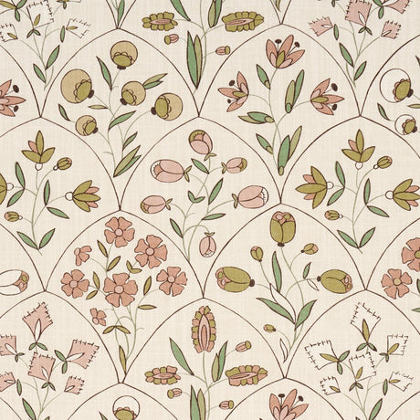 Schumacher Frances Floral Indoor/Outdoor Petal Fabric