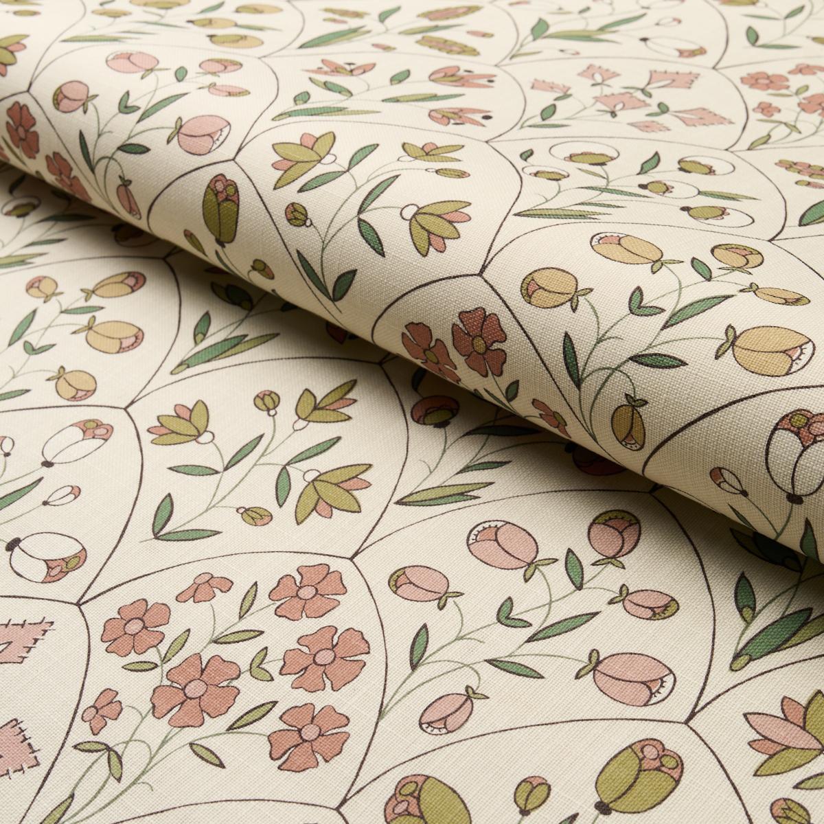 Schumacher Frances Floral Indoor/Outdoor Petal Fabric