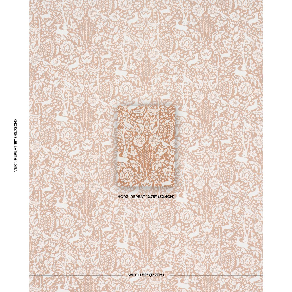 Schumacher Deerfield Spice Fabric