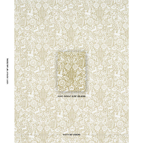 Schumacher Deerfield Moss Fabric