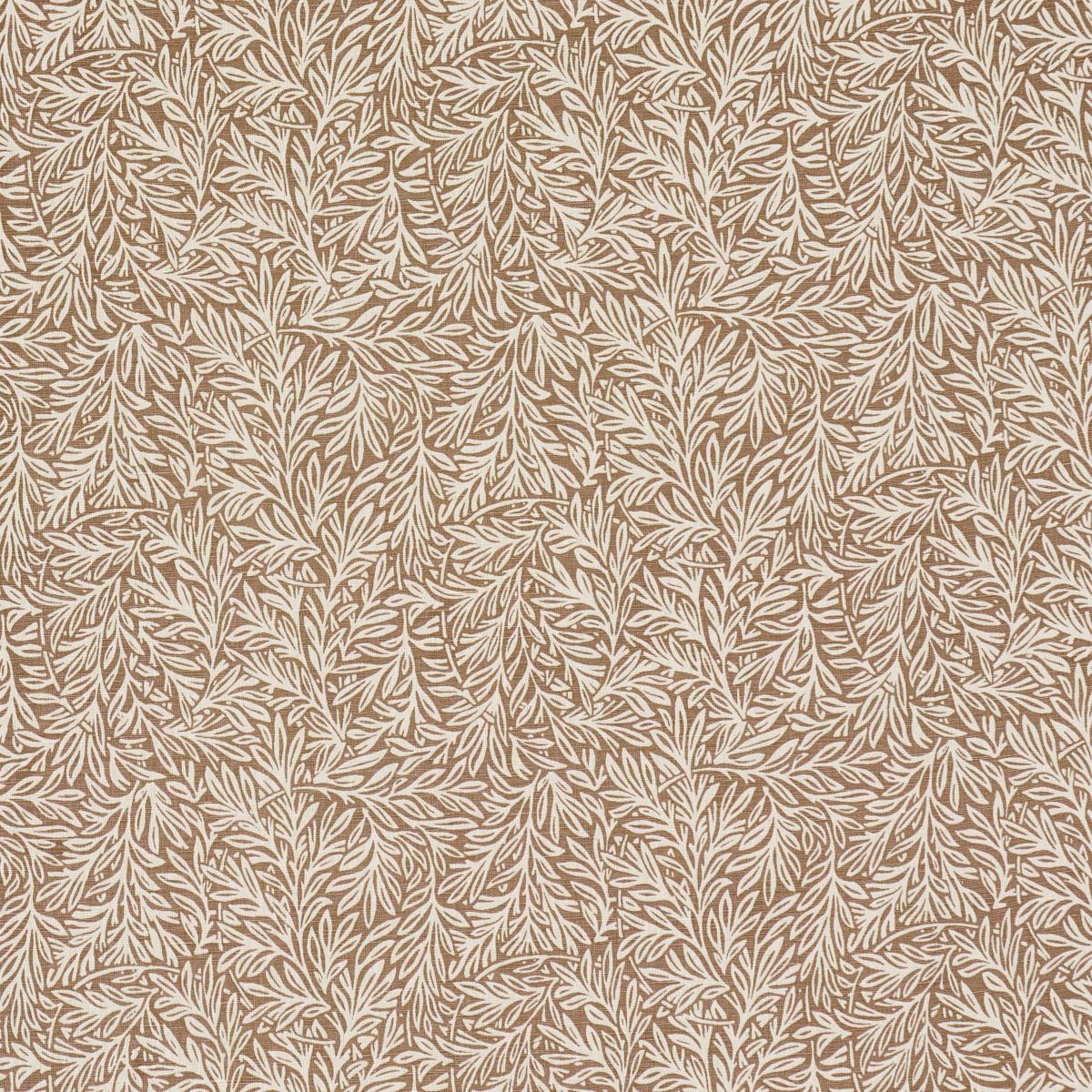 Schumacher Willow Leaf Mocha Fabric