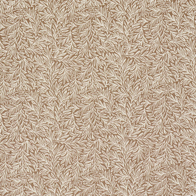 Schumacher Willow Leaf Mocha Fabric