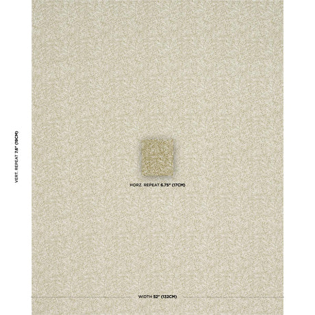 Schumacher Willow Leaf Moss Fabric