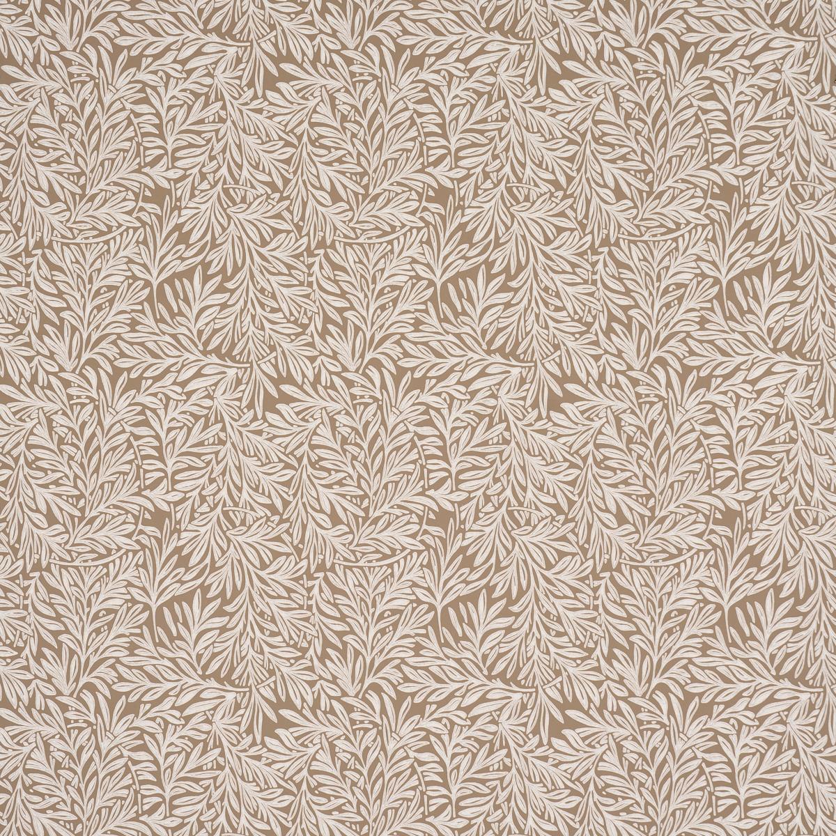 Schumacher Willow Leaf Mocha Wallpaper