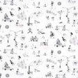 Schumacher Joana Avillez'S Street Scenes Black & White Fabric
