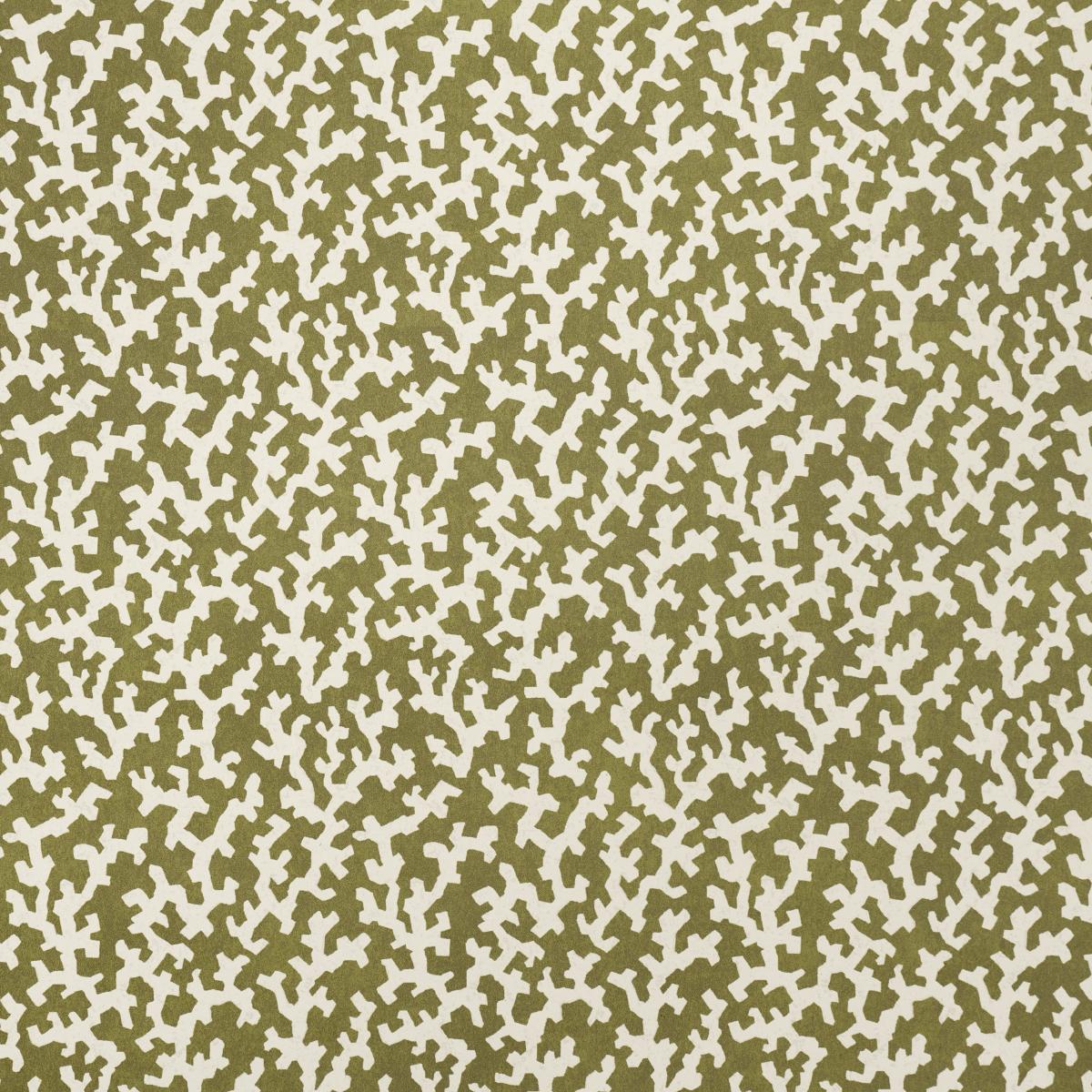 Schumacher Folly Olive Wallpaper