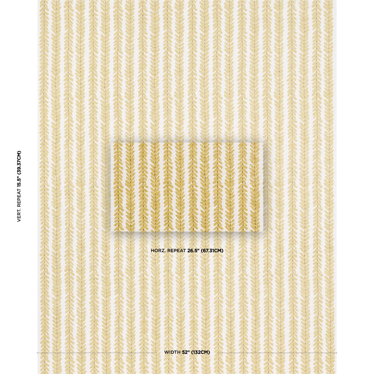 Schumacher Woodperry Mimosa Wallpaper