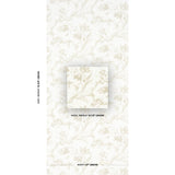Schumacher Toile De Fleurs Birch Wallpaper
