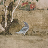 Schumacher Les Oiseaux Panel Set Parchment Wallpaper