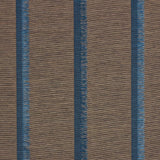 Schumacher Axel Fringe Wallcovering Peacock/Brown Wallpaper