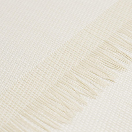 Schumacher Axel Fringe Wallcovering Parchment Wallpaper