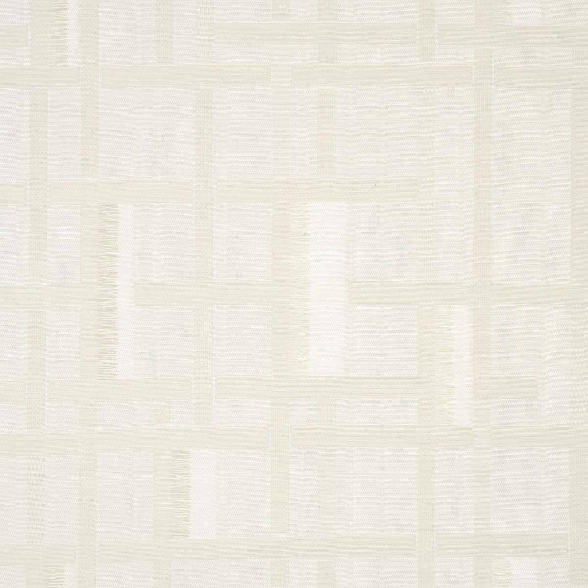 Schumacher Axel Plaid Wallcovering Parchment Wallpaper