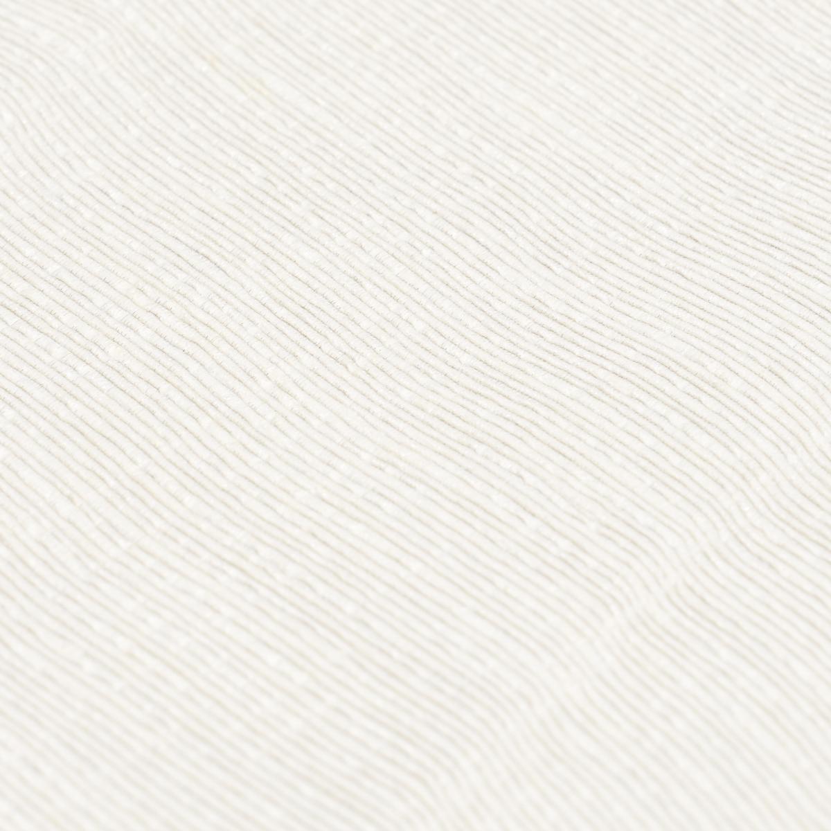 Schumacher Linen Pliss Wallcovering Ivory Wallpaper