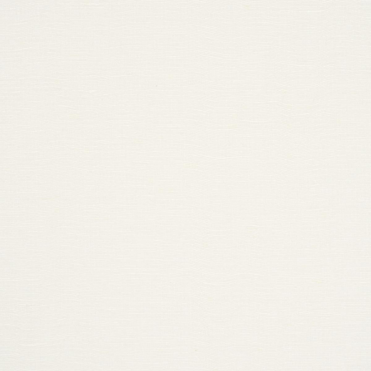 Schumacher Linen Pliss Wallcovering Ivory Wallpaper