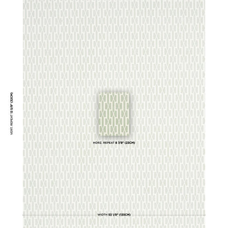 Schumacher Belvedere Celadon Wallpaper