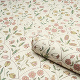 Schumacher Frances Scallop Floral Petal Wallpaper
