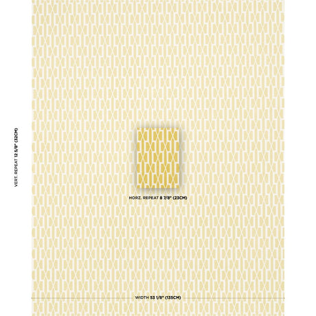 Schumacher Belvedere Mimosa Wallpaper