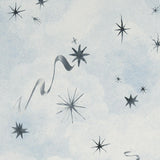 Schumacher Luminaries Clear Blue Wallpaper