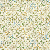 Schumacher Frances Scallop Floral Document Wallpaper