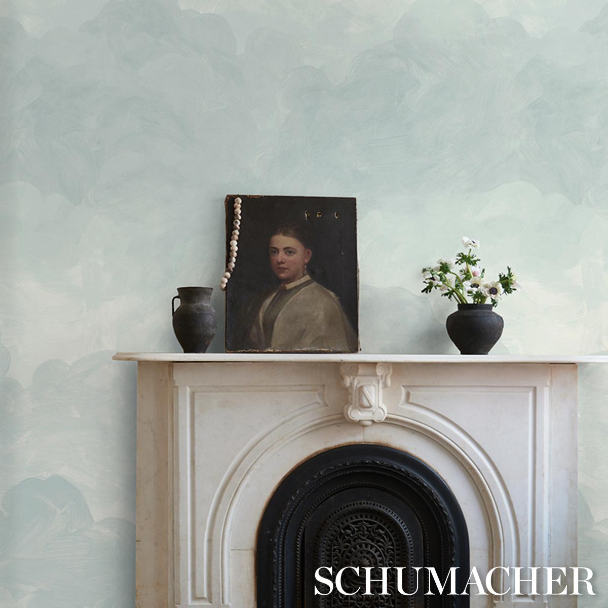Schumacher Painted Sky Air Wallpaper – DecoratorsBest