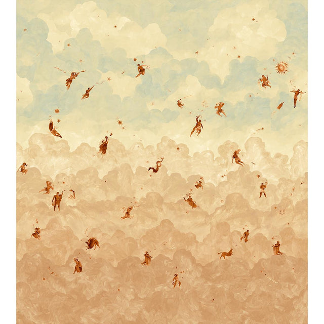 Schumacher Ascendance 3 Panel Set Dusk Wallpaper