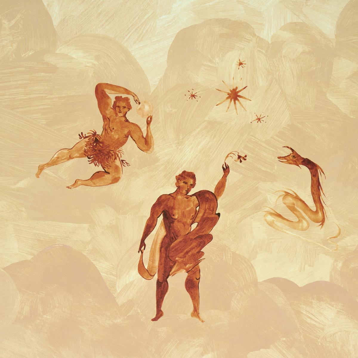 Schumacher Ascendance 3 Panel Set Dusk Wallpaper