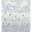 Schumacher Ascendance 3 Panel Set Clear Blue Wallpaper