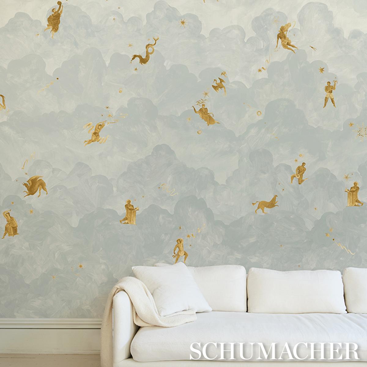 Schumacher Ascendance 3 Panel Set Air Wallpaper
