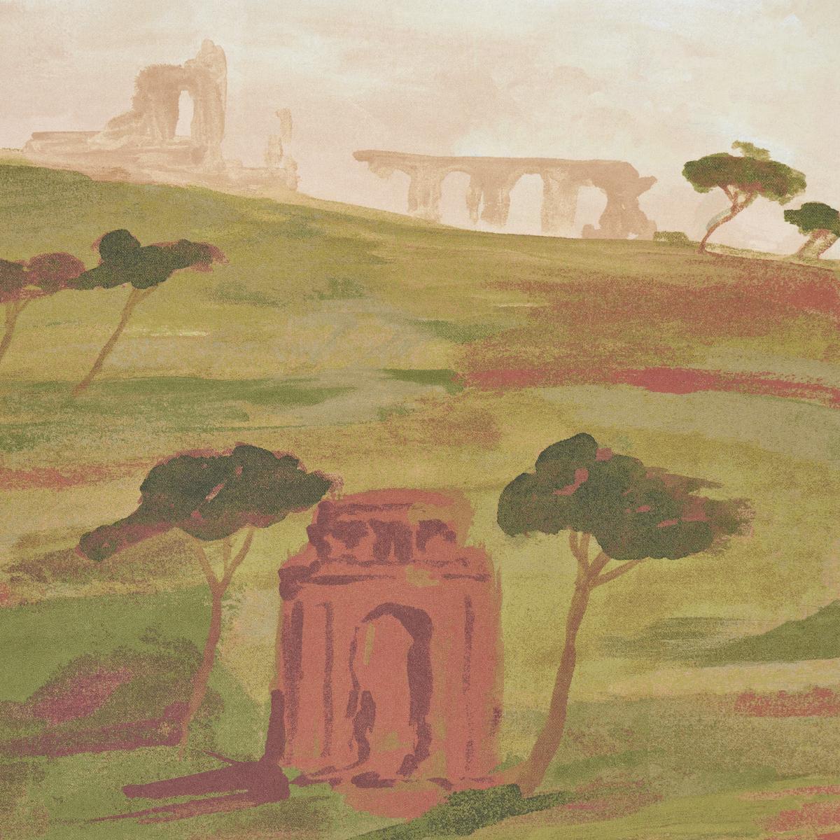 Schumacher Appian Way 4 Panel Set Daylight Wallpaper