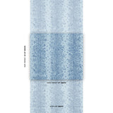 Schumacher Edward Steed'S Towers Of Flowers Sky Blue & Navy Wallpaper