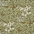 Schumacher Margaret Schloeman'S Fox Chase Sage & Soft Brown Wallpaper
