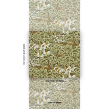Schumacher Margaret Schloeman'S Fox Chase Sage & Soft Brown Wallpaper